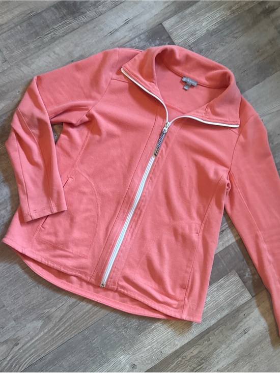 Talbots Jackets & Blazers - Talbots Women’s Zip-Front Coral Jacket size S